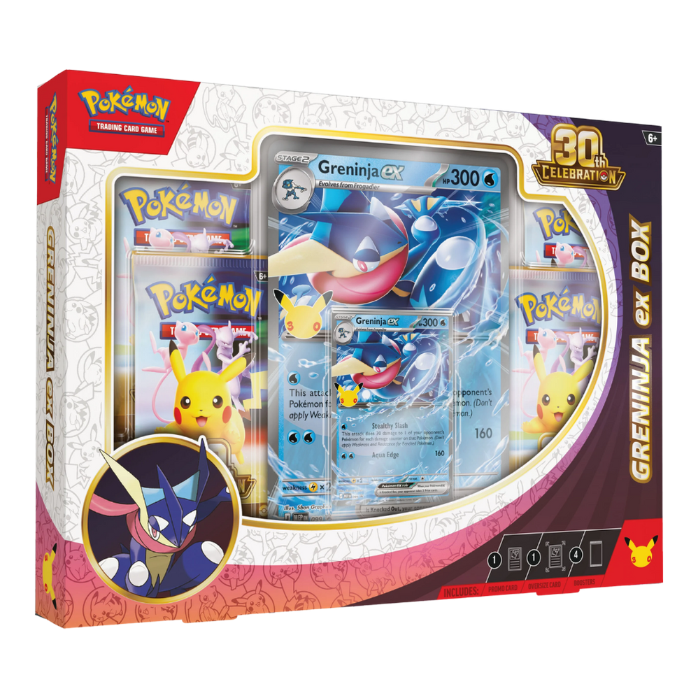 Pokémon TCG: 30th Celebration Greninja ex Box