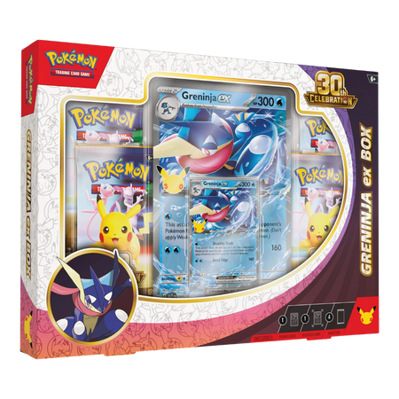 Pokémon TCG: 30th Celebration Greninja ex Box