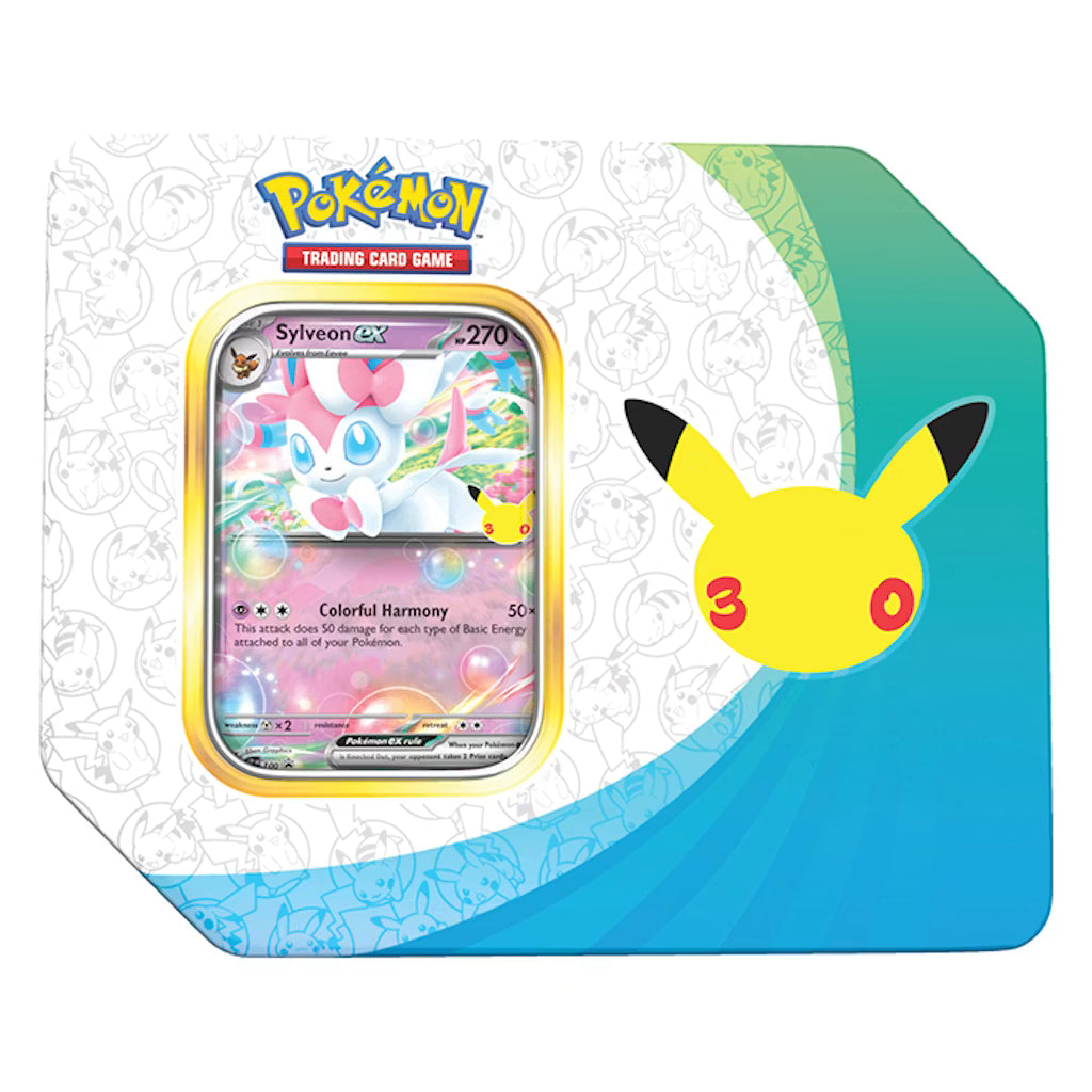 Pokémon TCG: 30th Celebration Sylveon ex Tin