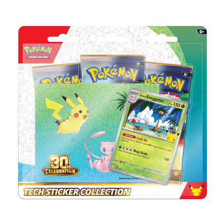 Pokémon TCG: 30th Celebration Alolan Exeggutor Tech Sticker Collection