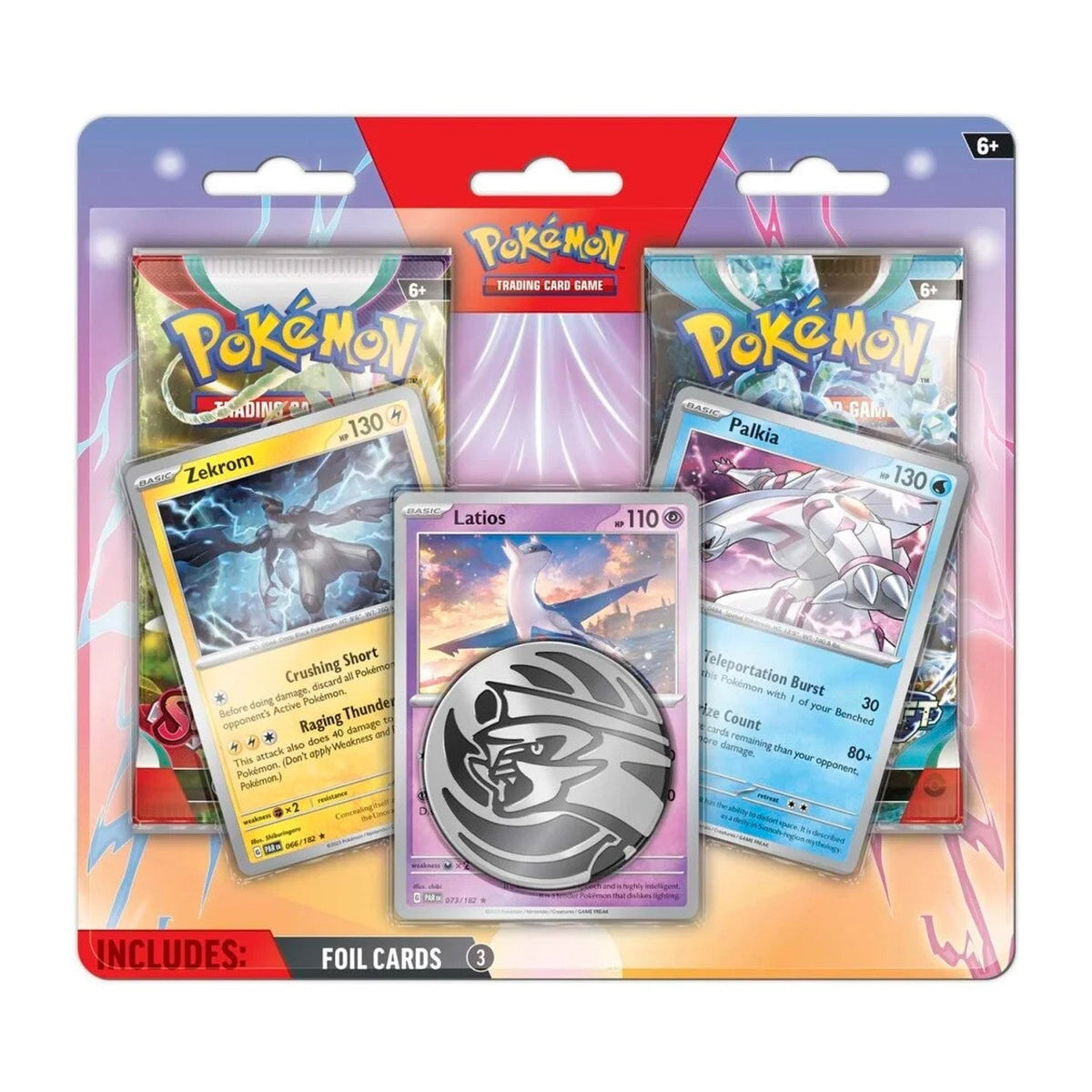 Pokémon TCG — Journey Together + Destined Rivals 2-Pack Blister: Zekrom, Latios & Palkia