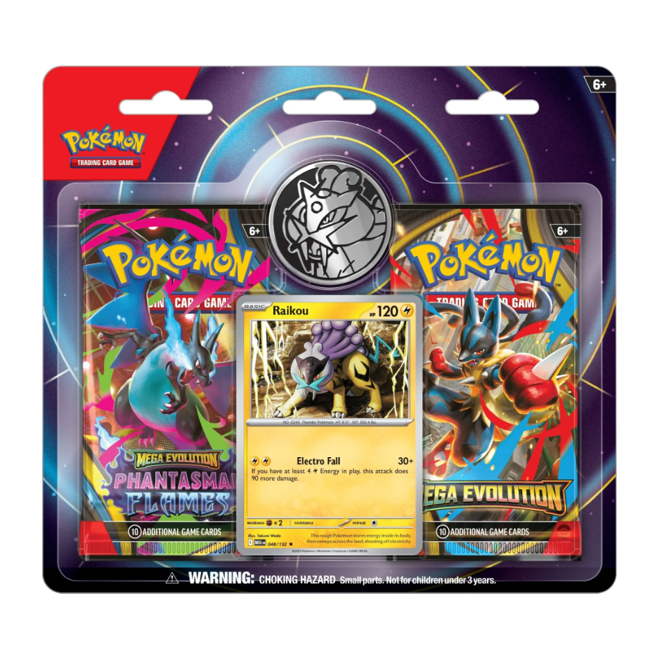 Pokémon TCG — Mega Evolution 2-Pack Blister: Raikou