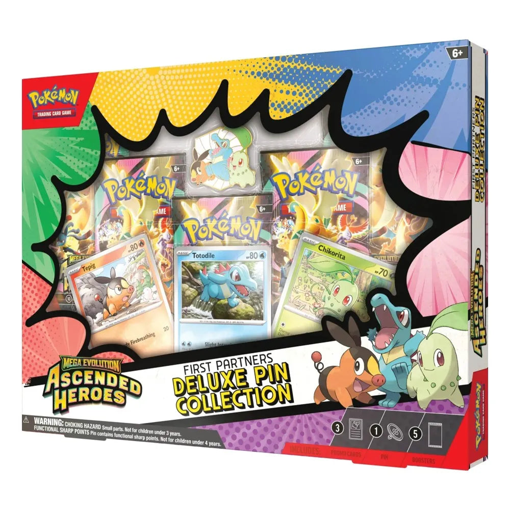 Pokémon TCG — Mega Evolution Ascended Heroes First Partners Deluxe Pin Collection