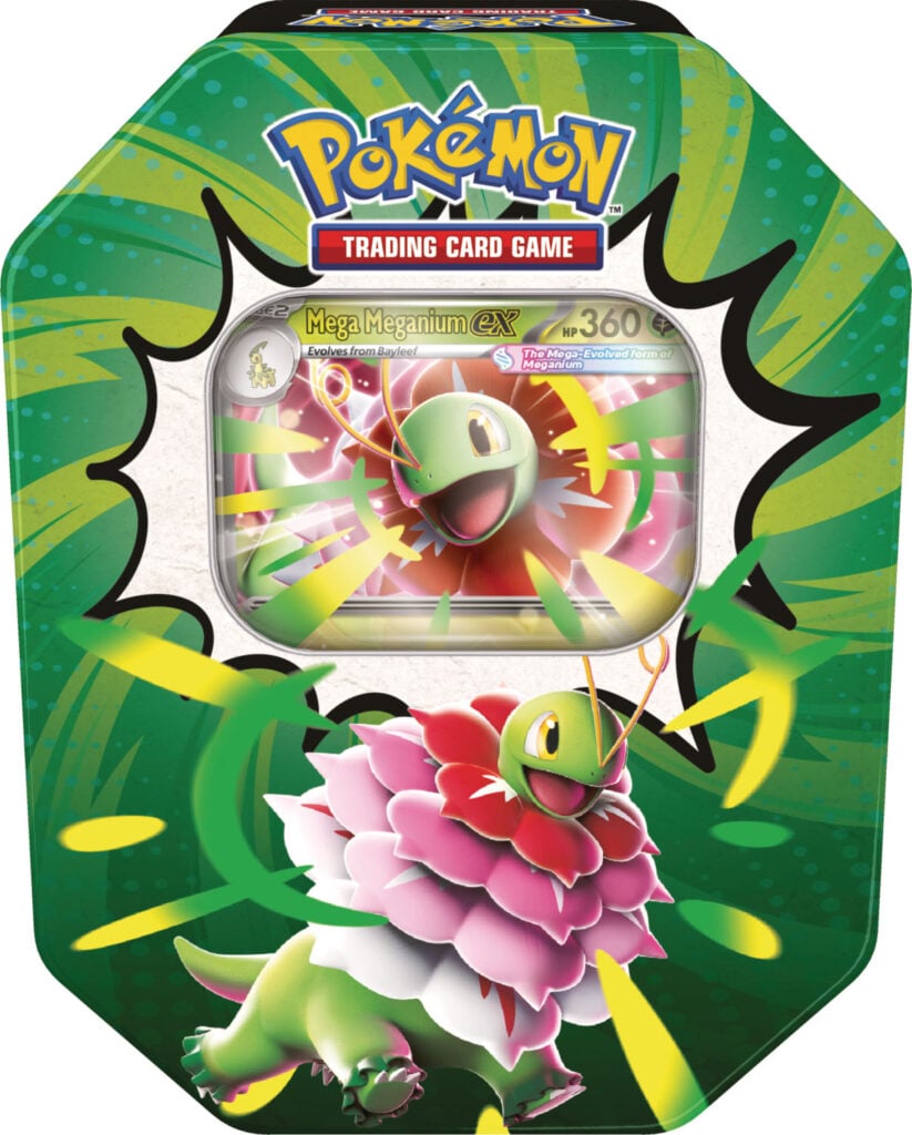 Pokémon TCG — Mega Evolution Ascended Heroes Tin: Mega Meganium ex